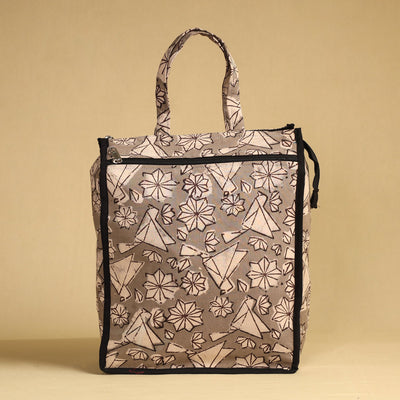 Grey Handcrafted Cotton Shopping Bag 27