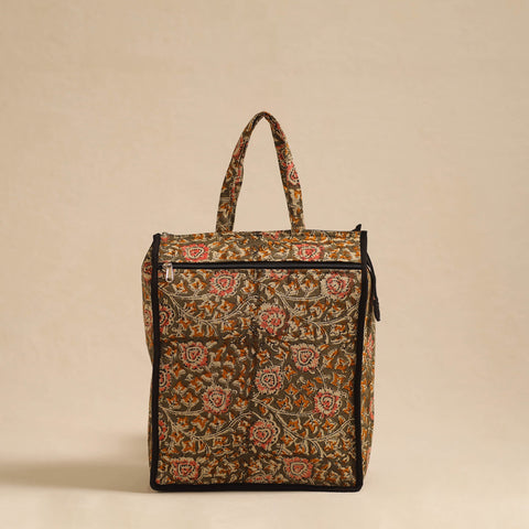 Grey Handcrafted Cotton Shopping Hand Bag