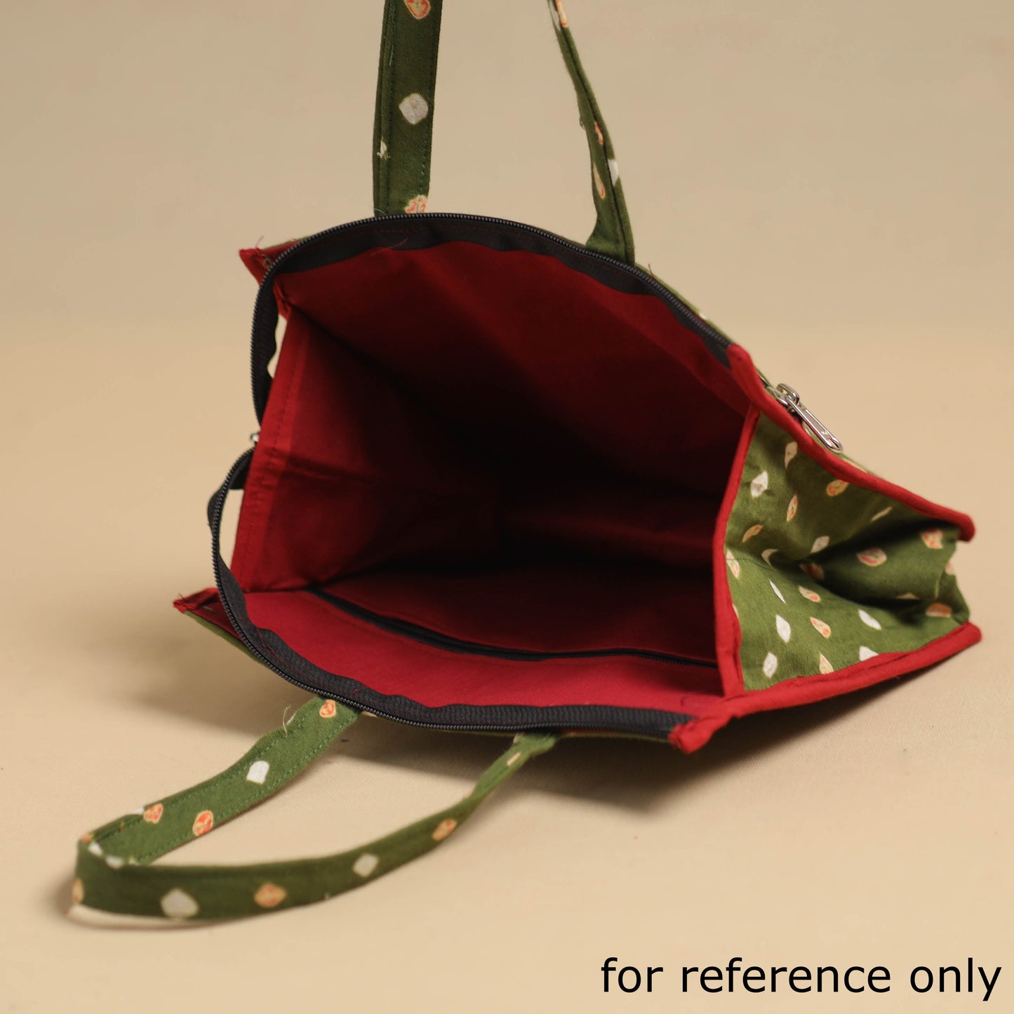 Blue Handcrafted Cotton Small Hand Bag