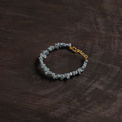 Handcrafted glass stone bracelet 01
