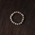 Grey Handcrafted Glass Stone Bracelet