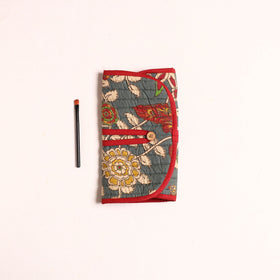  Handcrafted Multipurpose Segmented Make-up Brush Wrap Pouch/Case 09 