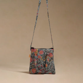 Handcrafted quilted sling bag 07