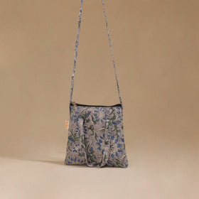Handcrafted quilted sling bag 17