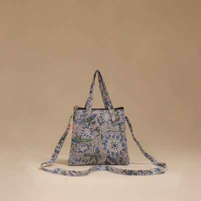 Handcrafted quilted sling bag 17