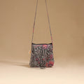 Handcrafted quilted sling bag 22
