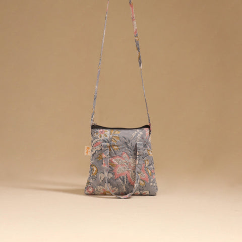 Handcrafted quilted sling bag 25