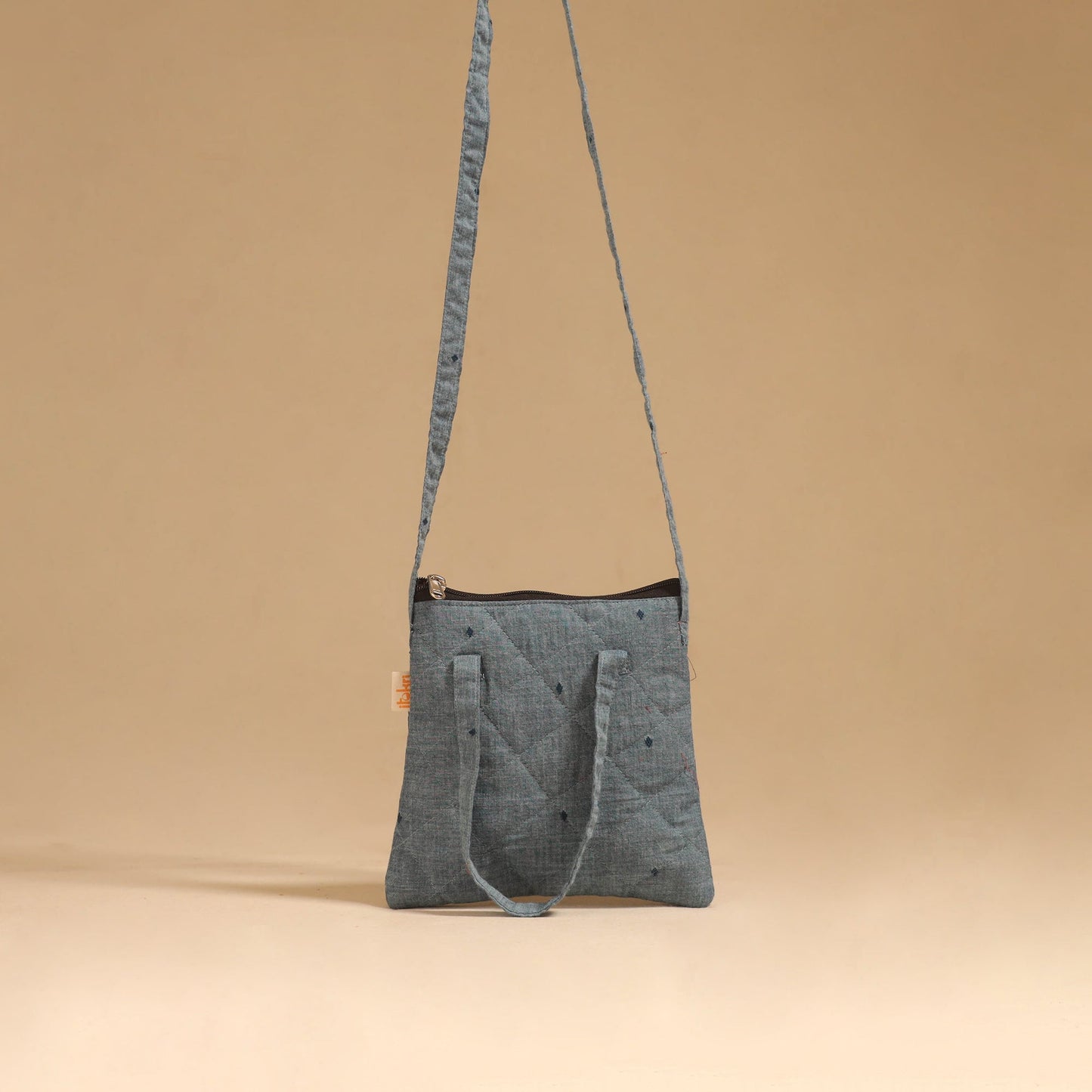 Handcrafted quilted sling bag 80