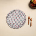  Grey Handcrafted Sanganeri Cotton Pot Holder