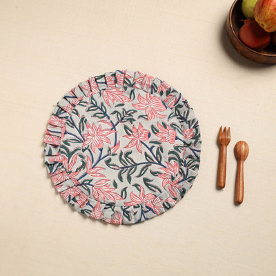  Grey Handcrafted Sanganeri Cotton Pot Holder