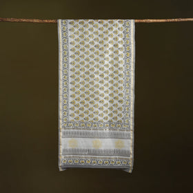Handloom chanderi silk sanganeri stole 07 - handcrafted