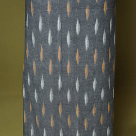 Grey - handloom cotton 3pc pochampally ikat dress material