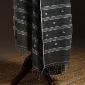 Handloom cotton bengal jamdani dupatta 20 - handcrafted