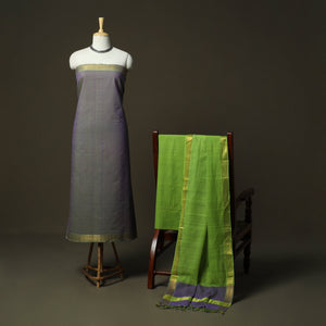 Handloom cotton mangalagiri 3pc unstitched dress material