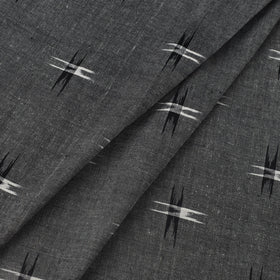  Grey Handloom Cotton Pochampally Double Ikat Fabric