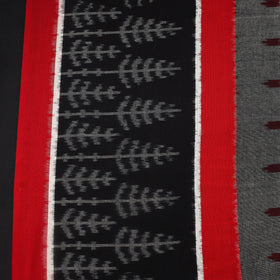 Buy Grey Handloom Cotton Pochampally Double Ikat Fabric