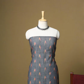 Handloom cotton pochampally ikat 3pc unstitched dress
