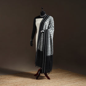 Handloom cotton pochampally ikat dupatta 04 - handcrafted
