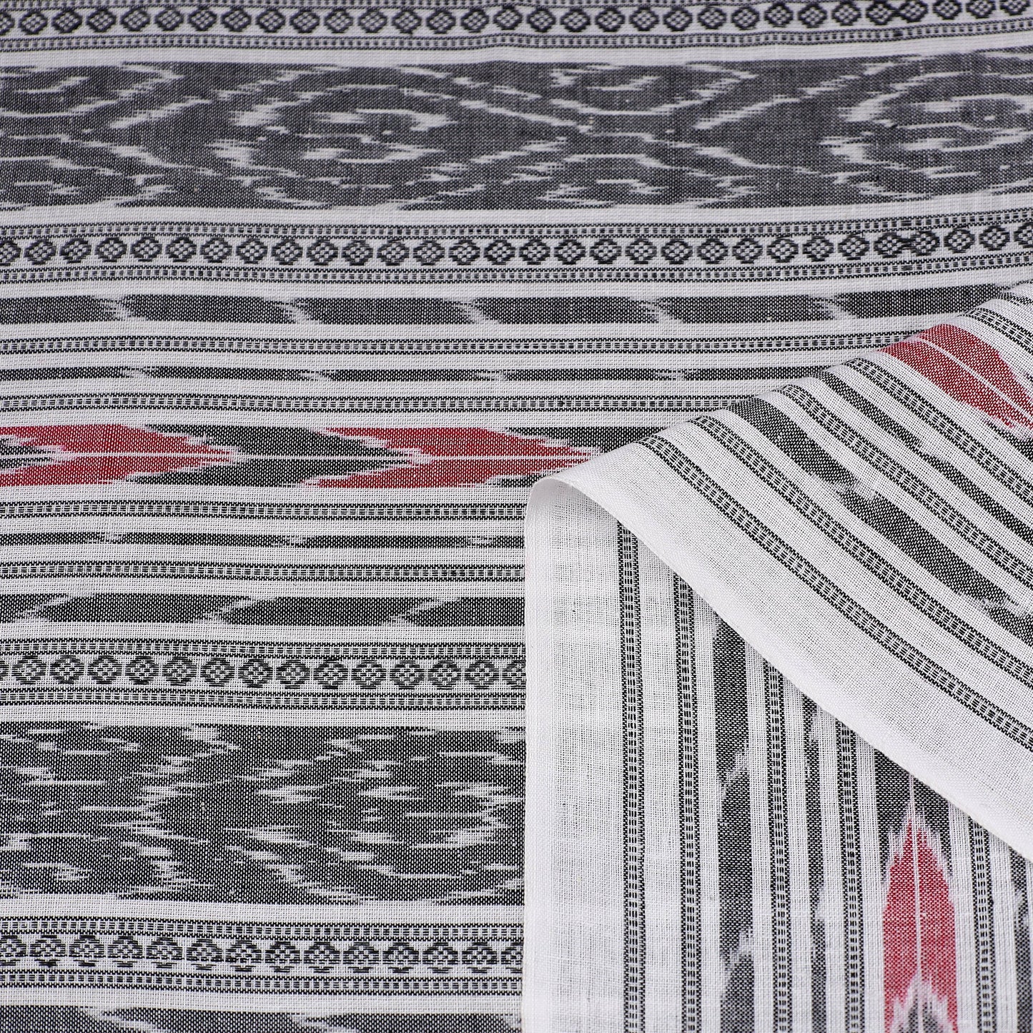  Handloom Cotton Sambalpuri Ikat Fabric