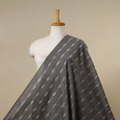 Grey - handloom cotton sambalpuri ikat fabric 18
