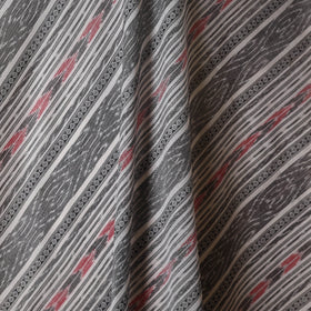 Grey - handloom cotton sambalpuri ikat fabric 29