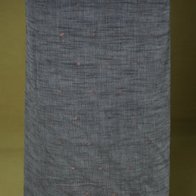 Grey - handloom cotton unstitched phulia jamdani kurta