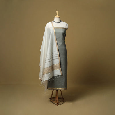 Handloom maheshwari silk 2pc unstitched dress material 39