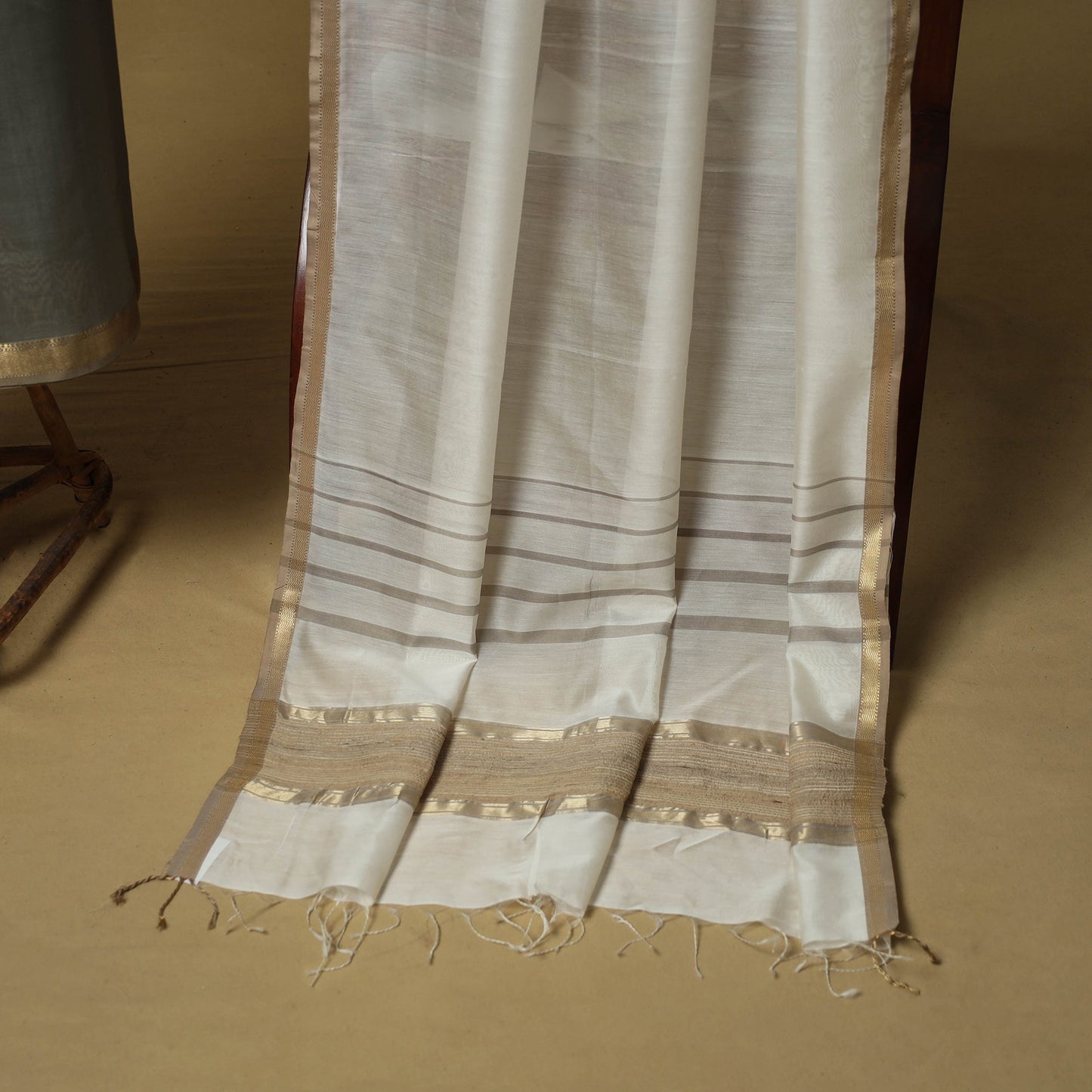 Handloom maheshwari silk 2pc unstitched dress material 39