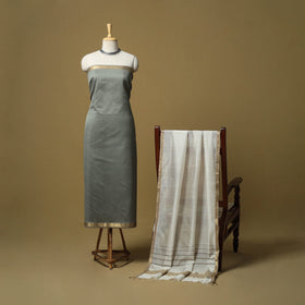 Handloom maheshwari silk 2pc unstitched dress material 39