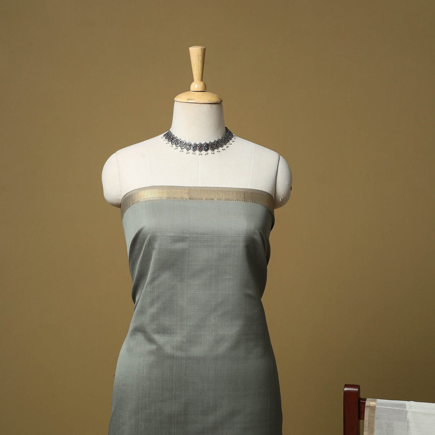 Handloom maheshwari silk 2pc unstitched dress material 39