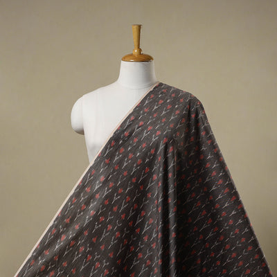 Handloom mercerised cotton pochampally ikat fabric 09