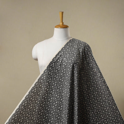 Handloom mercerised cotton pochampally ikat fabric 15