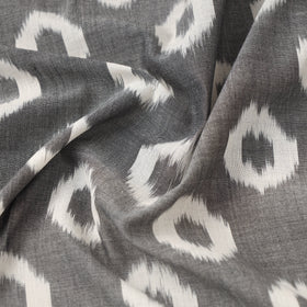 Handloom Mercerized Cotton Pochampally Ikat Fabric