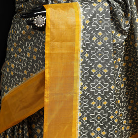 Handloom mulberry silk patola ikat pochampally saree 04