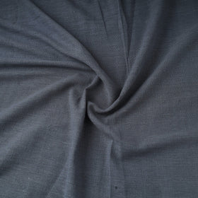 Grey - handloom organic kala cotton fabric 05 - handcrafted