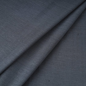 Grey - handloom organic kala cotton fabric 05 - handcrafted