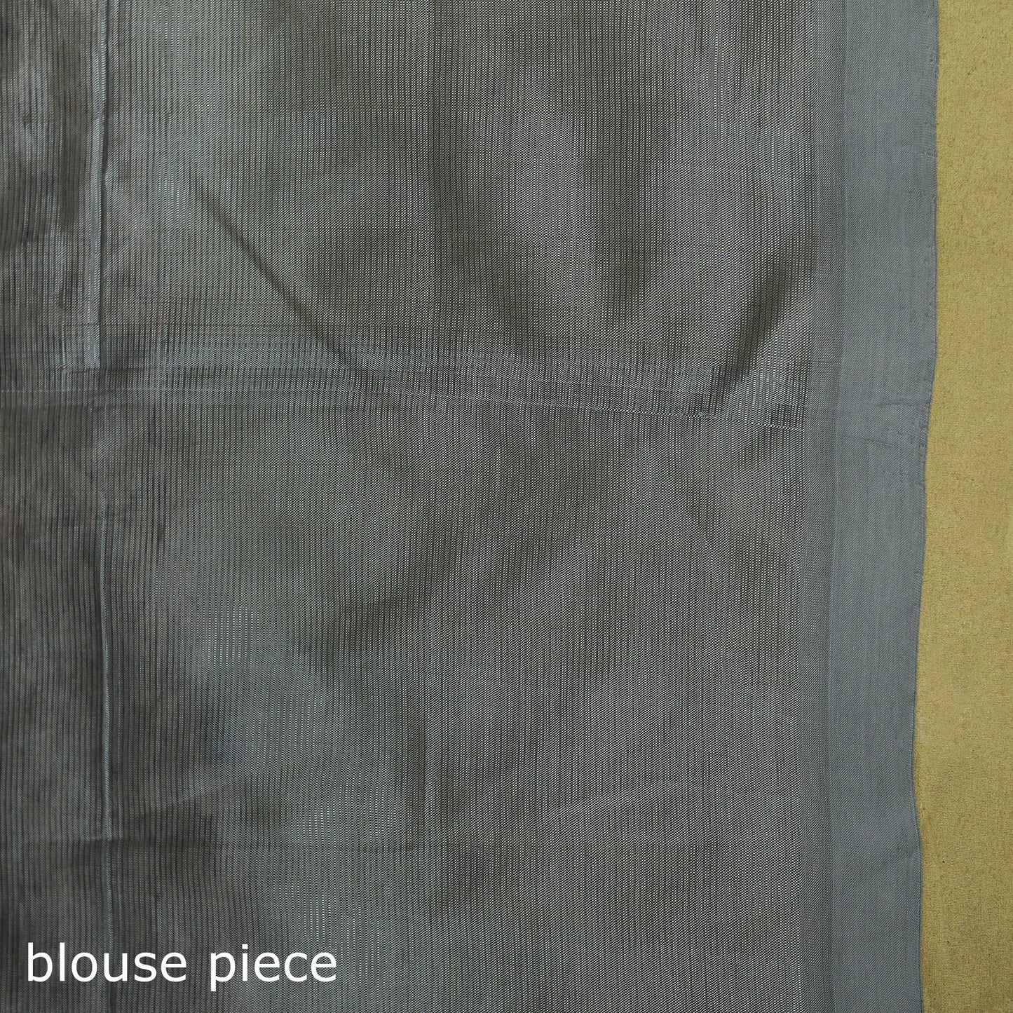 Grey - handloom silk cotton mangalagiri pattu saree 04