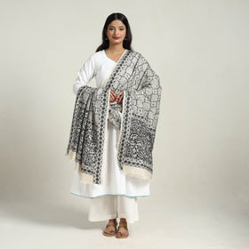 Buy Embroidered Bengal Kantha Work Dupatta Online in India