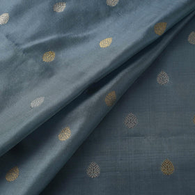 Handloom zari buti pure chanderi silk fabric 08