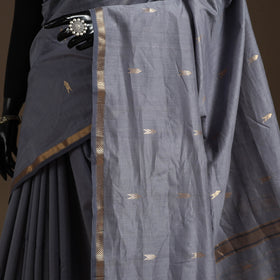 Handloom zari work chanderi silk saree 05 - handcrafted