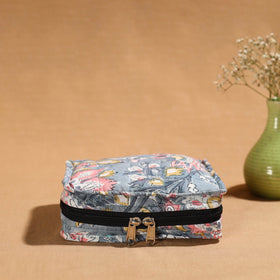  Grey Multipurpose Jewellery Bag with 4 Storage Pockets