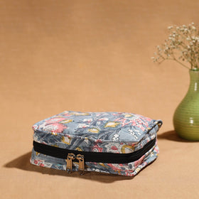  Grey Multipurpose Jewellery Bag with 4 Storage Pockets