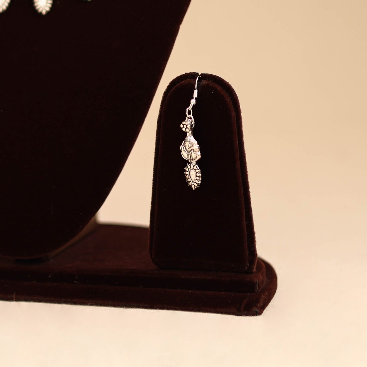 Grey - handmade beadwork necklace set 53 - handcrafted