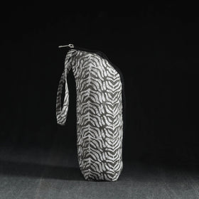 Grey Handmade Cotton 1L Water Bottle Cover