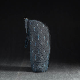  Grey Handmade Cotton 1L Water Bottle Cover