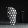  Grey Handmade Cotton 1L Water Bottle Cover