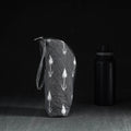 Grey Handmade Cotton 1L Water Bottle Cover