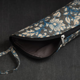 Grey Handmade Cotton 1L Water Bottle Cover