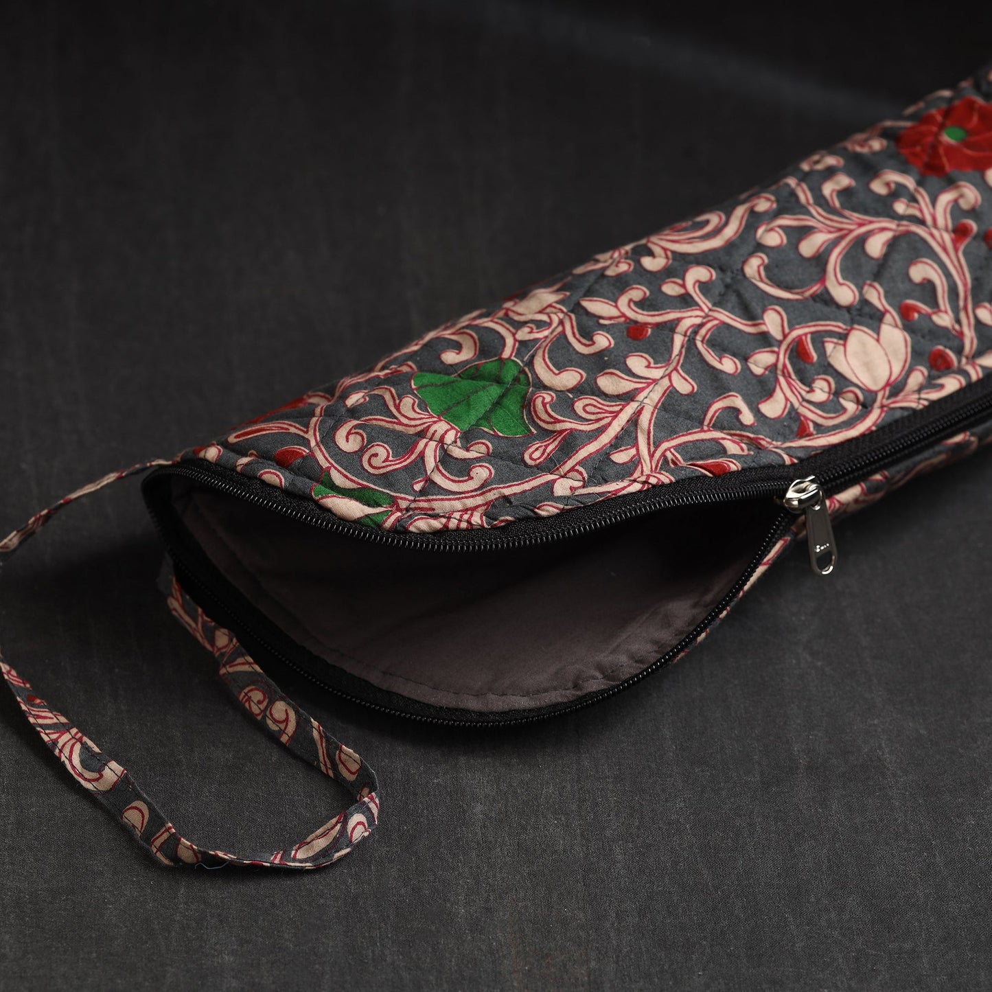  Grey Handmade Cotton 1L Water Bottle Cover