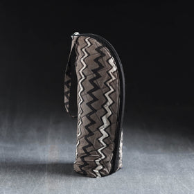 Grey Handmade Cotton 1L Water Bottle Cover